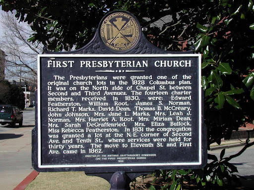 The Presbyterians were granted one of the original church lots in the 1828 Columbus plan. It was on the north side of Chapel St. between Second and Third Avenues. The fourteen charter members,...
