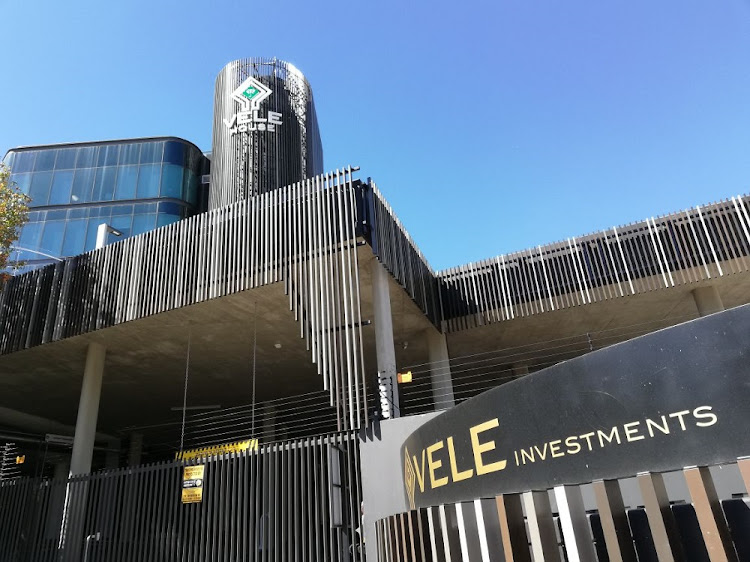 The offices of Vele Investments, majority shareholder of VBS Bank on Grayston Drive, Sandton.