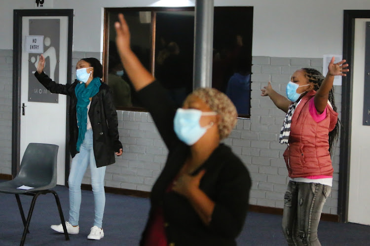 Members of the Storehouse Church in Gqeberha in mid-2020. The decision to ban faith-based gatherings in December 2020 and January this year was rational, the high court in Johannesburg heard on Wednesday. File photo.