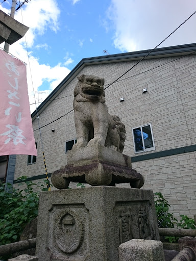 藤森神社 西門狛犬