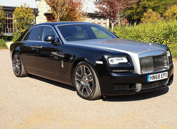 Though smaller than the Phantom, the Ghost has no shortage of stately elegance.