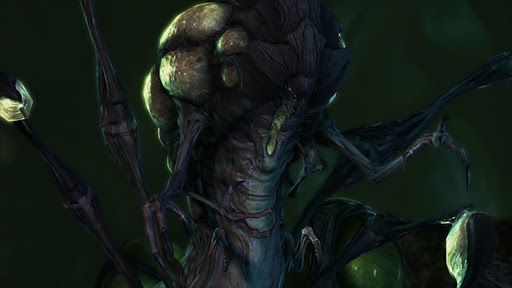 A screenshot from Heart of the Swarm