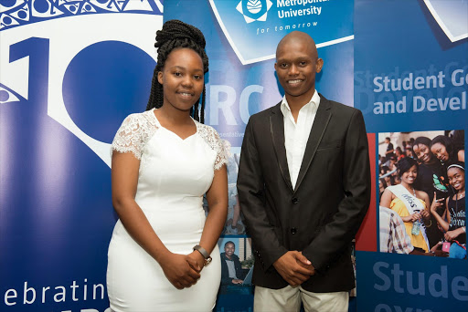 SRC President Hlomela Bucwa and Deputy President Thanduxolo Bhengu