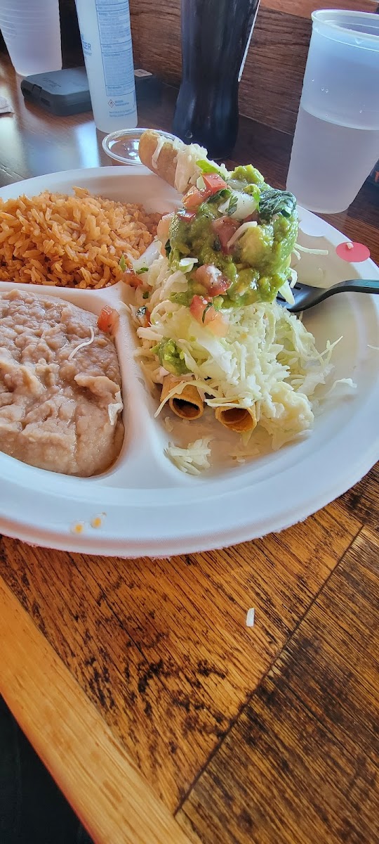 Gluten-Free at El Tianguis Rolled Taquitos