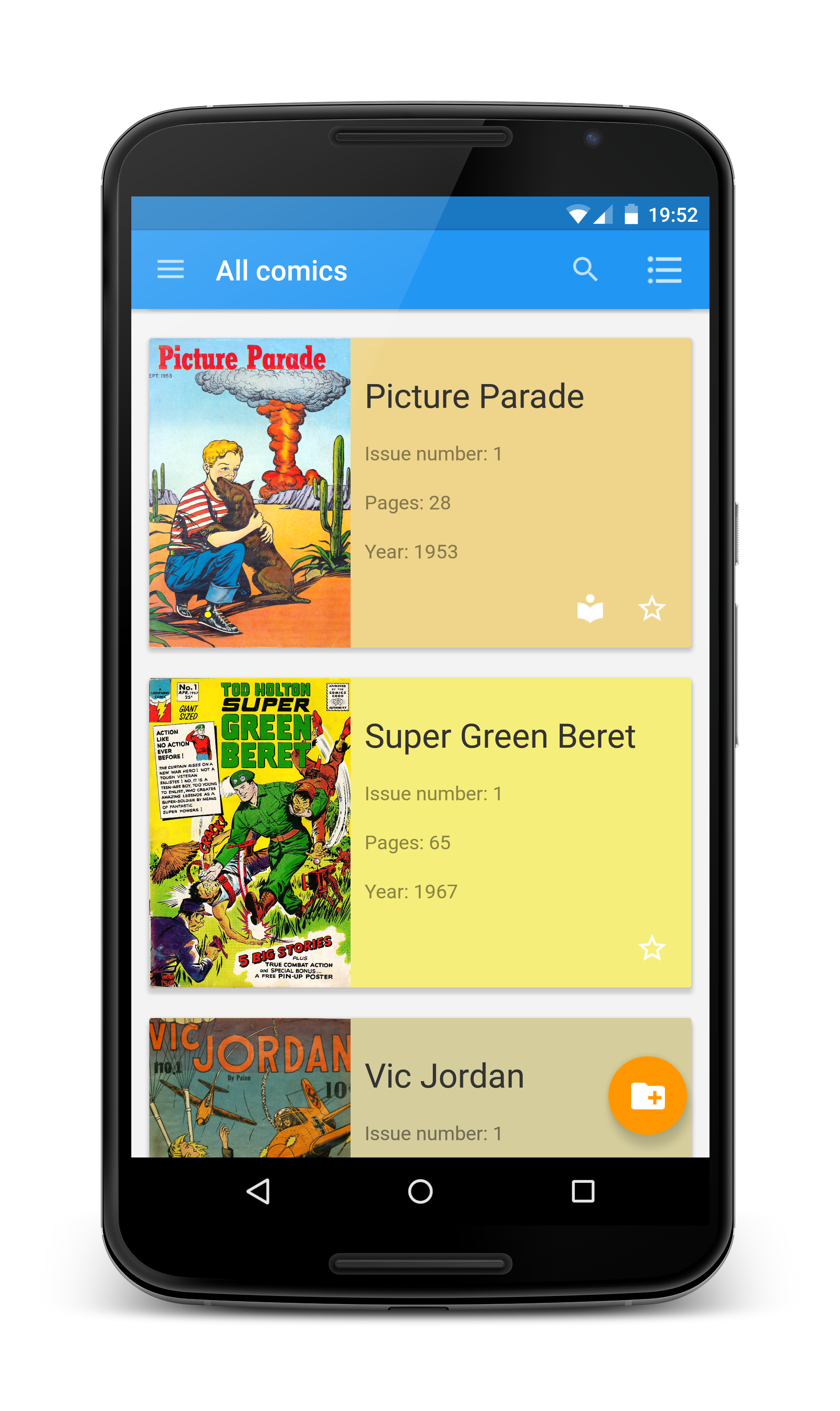 Android application Material Comic Viewer Pro screenshort