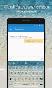 How to install Cool Summer Wave Keyboard Theme patch 6.10.28 apk for laptop