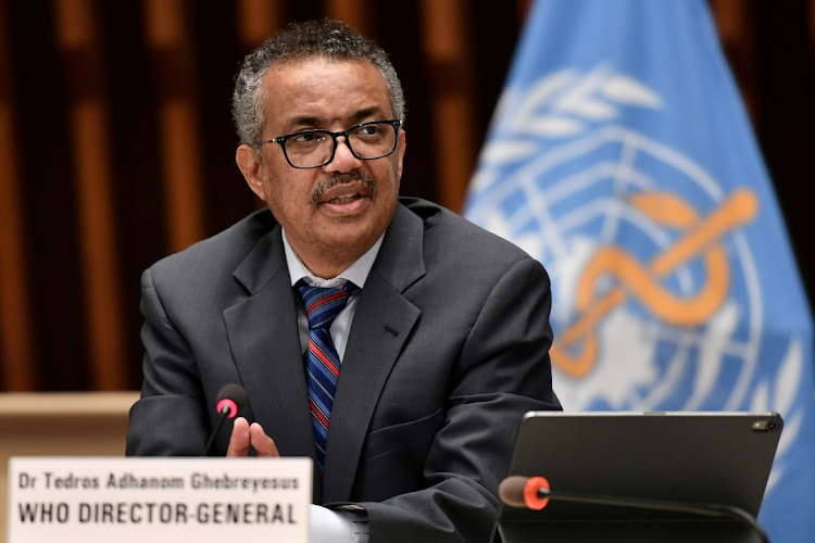 WHO director-general Tedros Adhanom Ghebreyesus. Picture: REUTERS/FABRICE COFFRINI