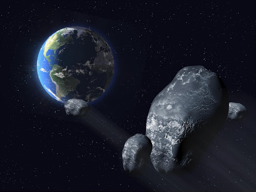 asteroid, earth, asteroid strike