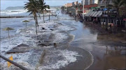 Durban beachfront was closed on Sunday.