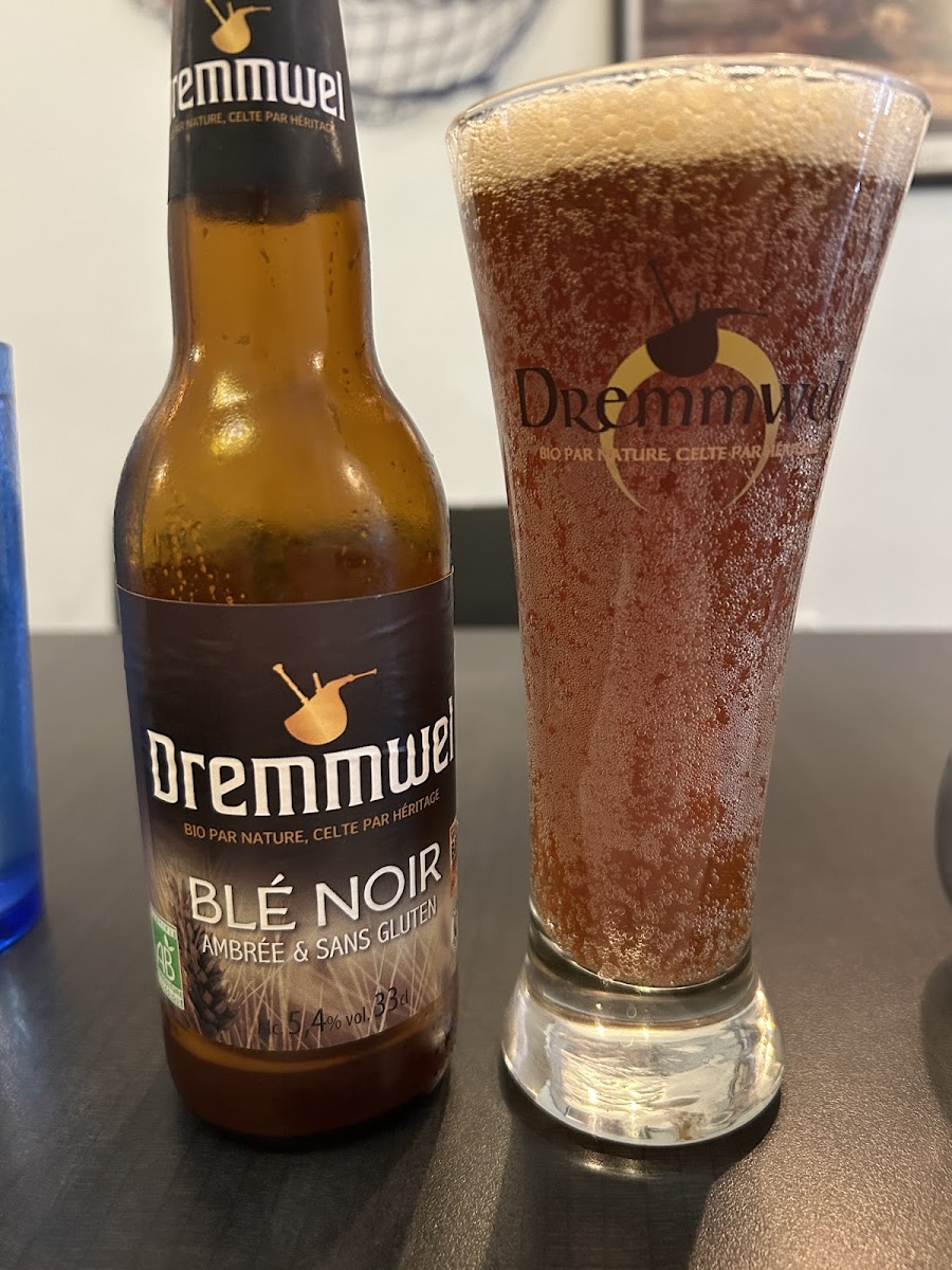 Gluten-Free Beer at Entre-Nous Creperie