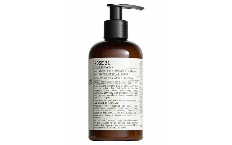 Le Labo Rose 31 Hand and Body Lotion.