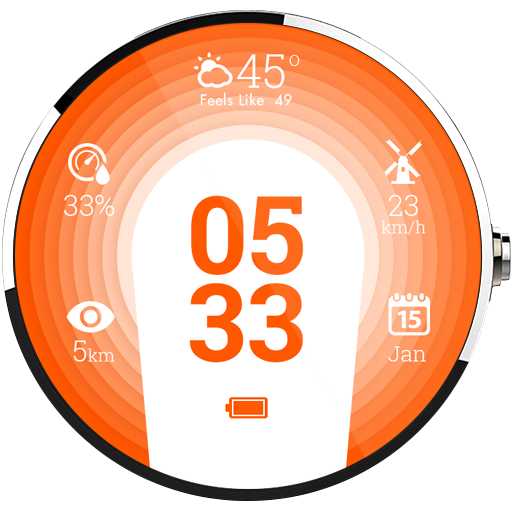 Chroomy Watch Face For Moto360