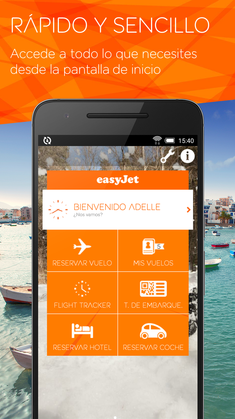 Android application easyJet: Travel App screenshort