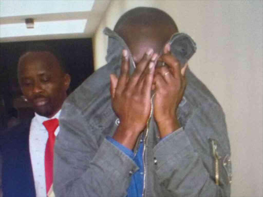 Douglas Nyakundi, who appeared at Miliamni law courts, in a matter concerning the death of businessman Jacob Juma, December 1, 2016. /MONICAH MWANGI