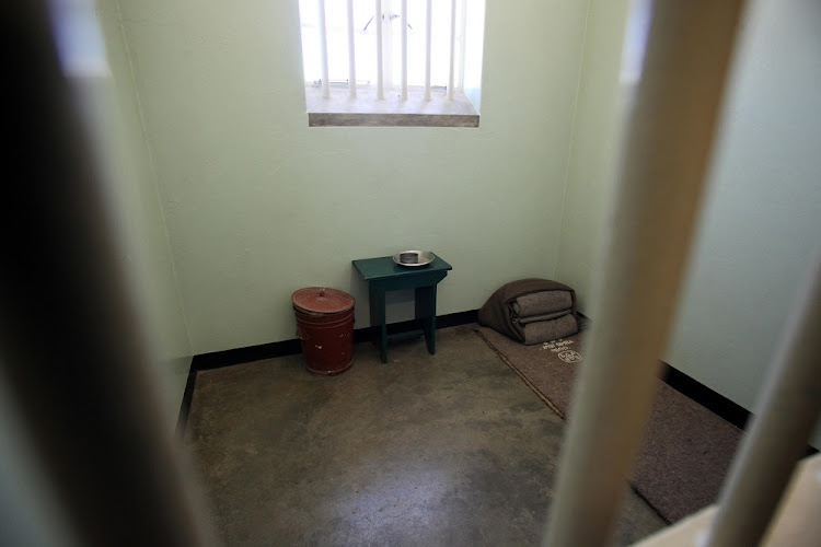 Nelson Mandela's cell on Robben Island.