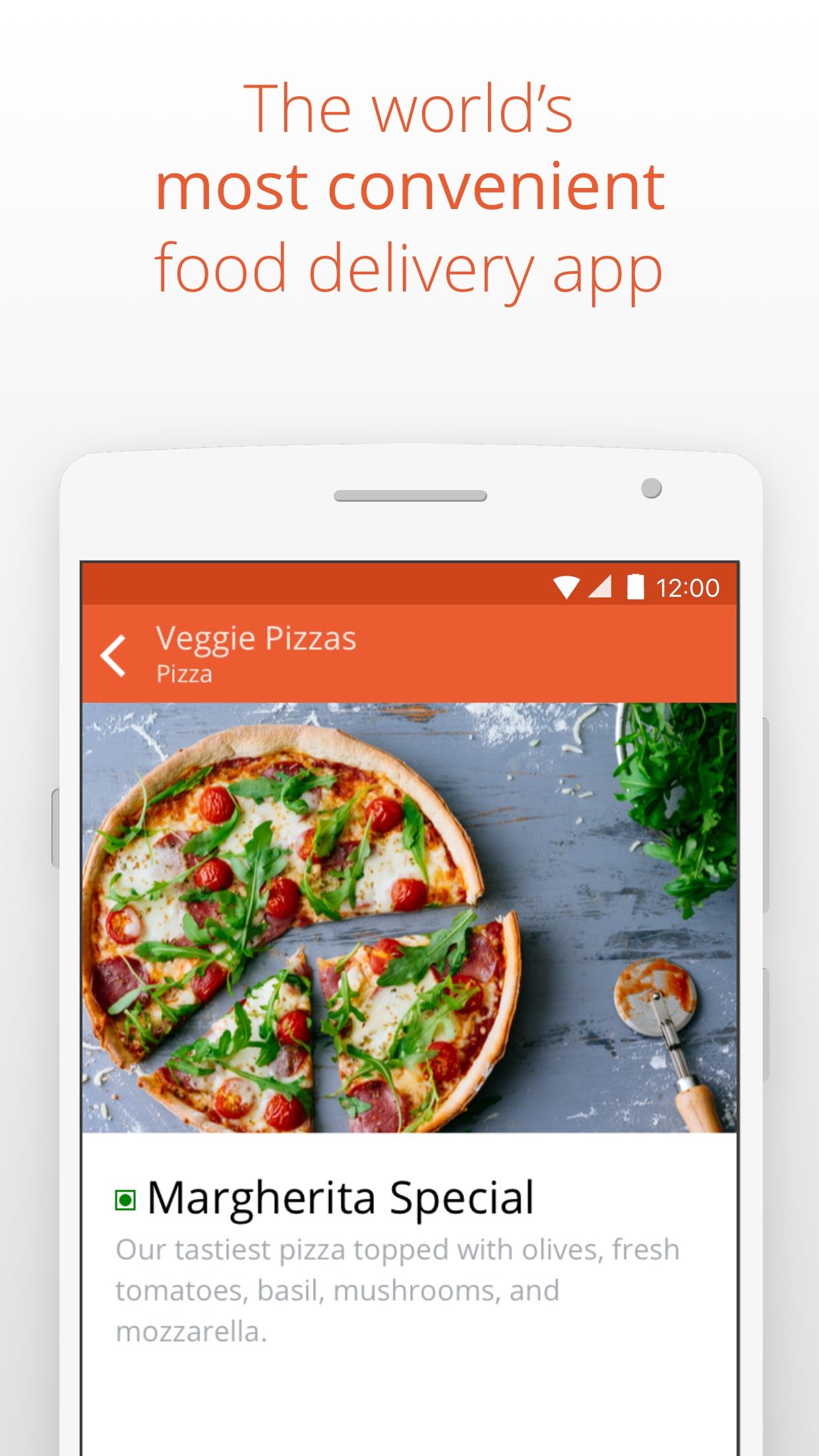 Android application hellofood - Food Delivery screenshort