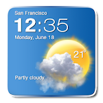 Digital Clock Weather Widget Apk