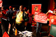 COSATU delegates have refused to be addressed by ANC Gwede Mantashe at the 14 national congress of COSATU Midrand.