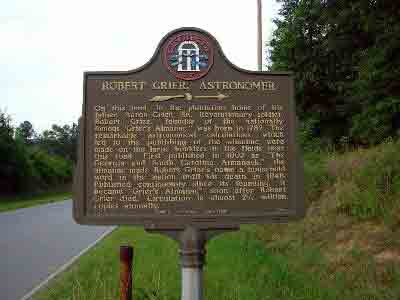 On this land, in the plantation home of his father, Aaron Grier, Sr., Revolutionary soldier, Robert Grier, founder of the nationally famous "Grier Almanac", was born in 1782. The remarkable...
