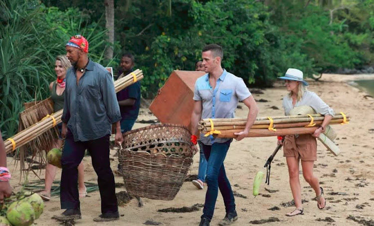 The Luzon tribe of Survivor season six arrive on their base camp, ready to make it a home.