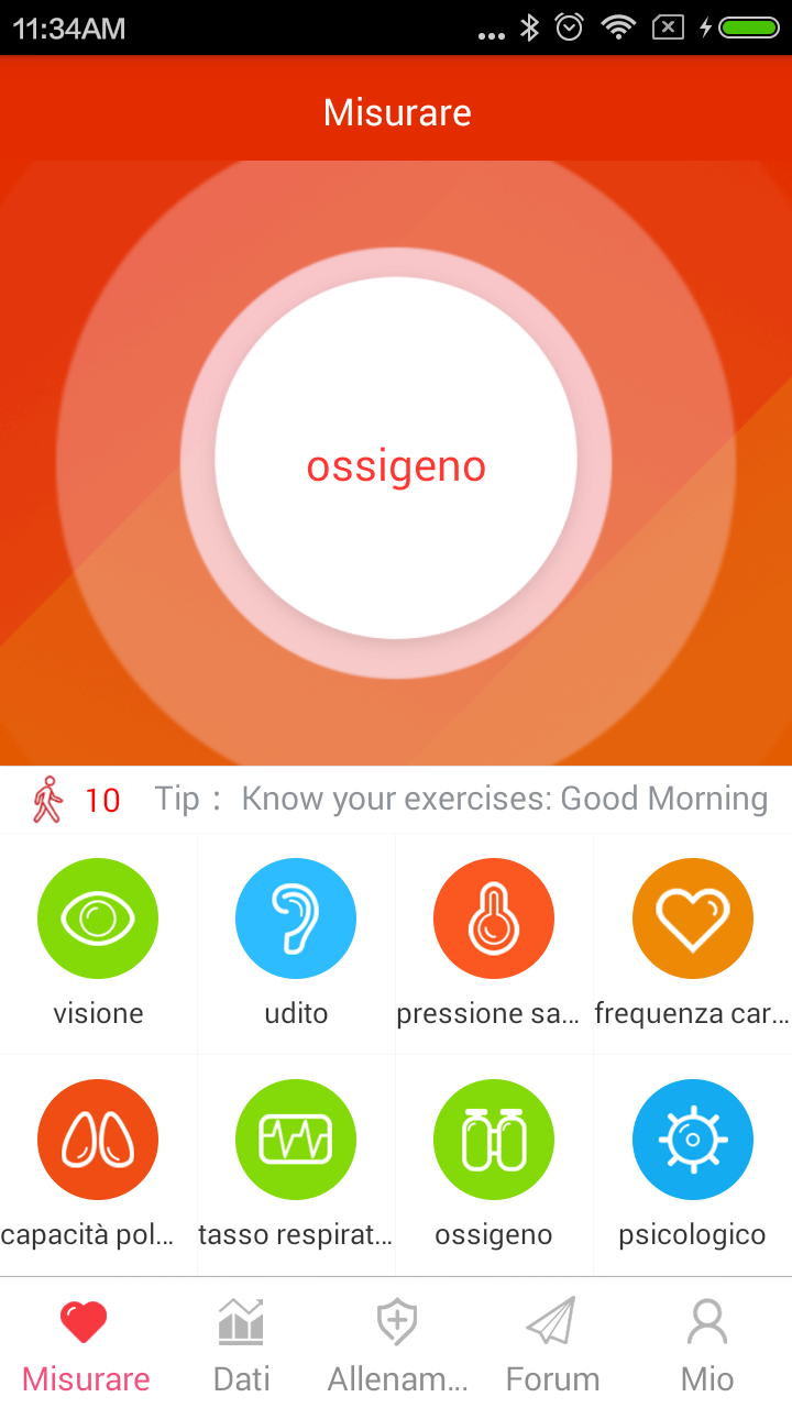 Android application iCare Oxygen Monitor Pro screenshort