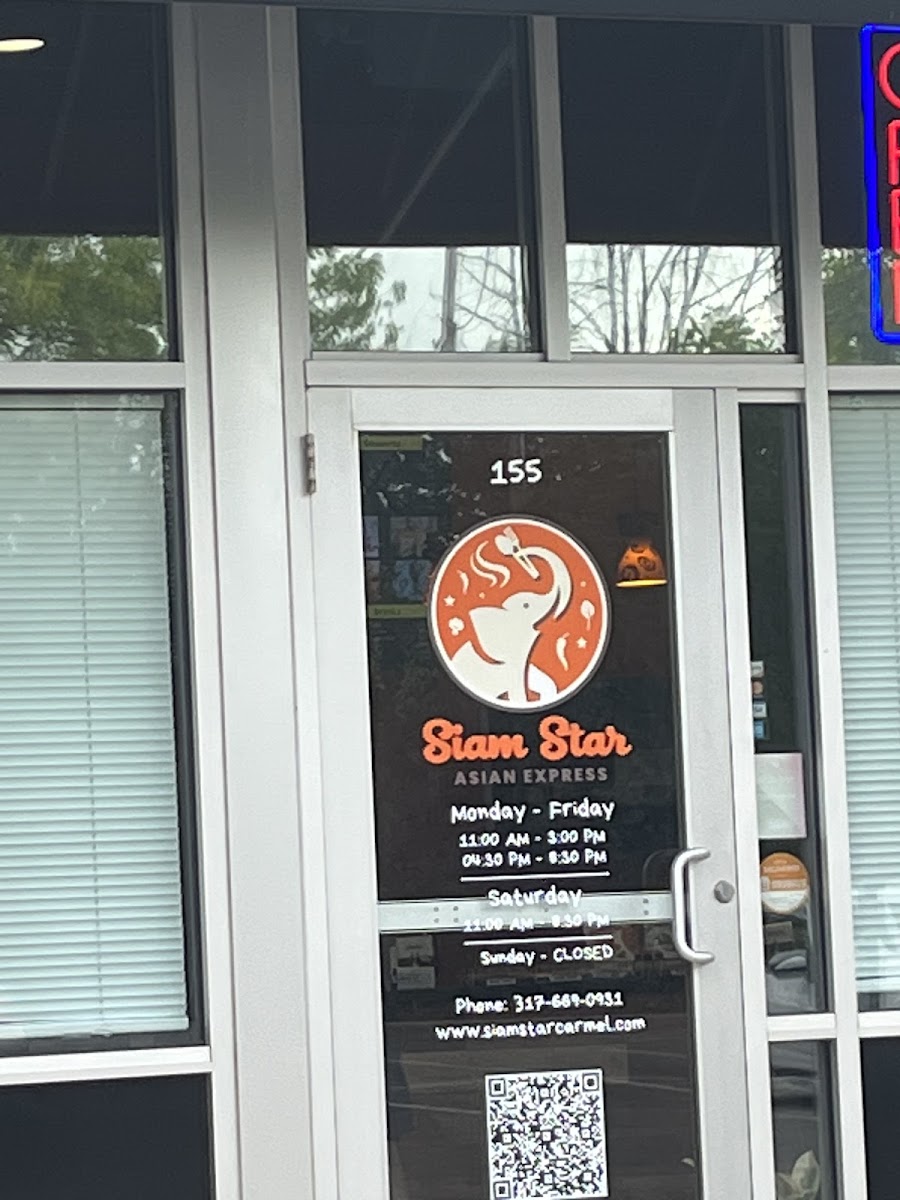 Gluten-Free at Siam Star Asian Express