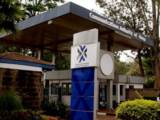 A file photo of the Communications Authority's Nairobi offices.