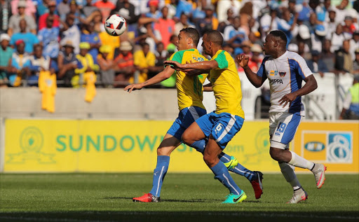 Wayne Arendse of Sundowns during the MTN 8 Semi Final, 1st Leg match between Chippa United and Mamelodi Sundowns at Nelson Mandela Bay Stadium on September 11, 2016 in Port Elizabeth, South Africa. (Photo by Petri Oeschger/Gallo Images)