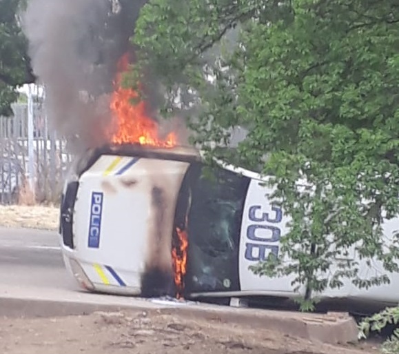 One man has been arrested in connection with violent protests in Senekal, police said on Wednesday.