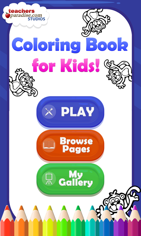 Android application Coloring Book for Kids screenshort