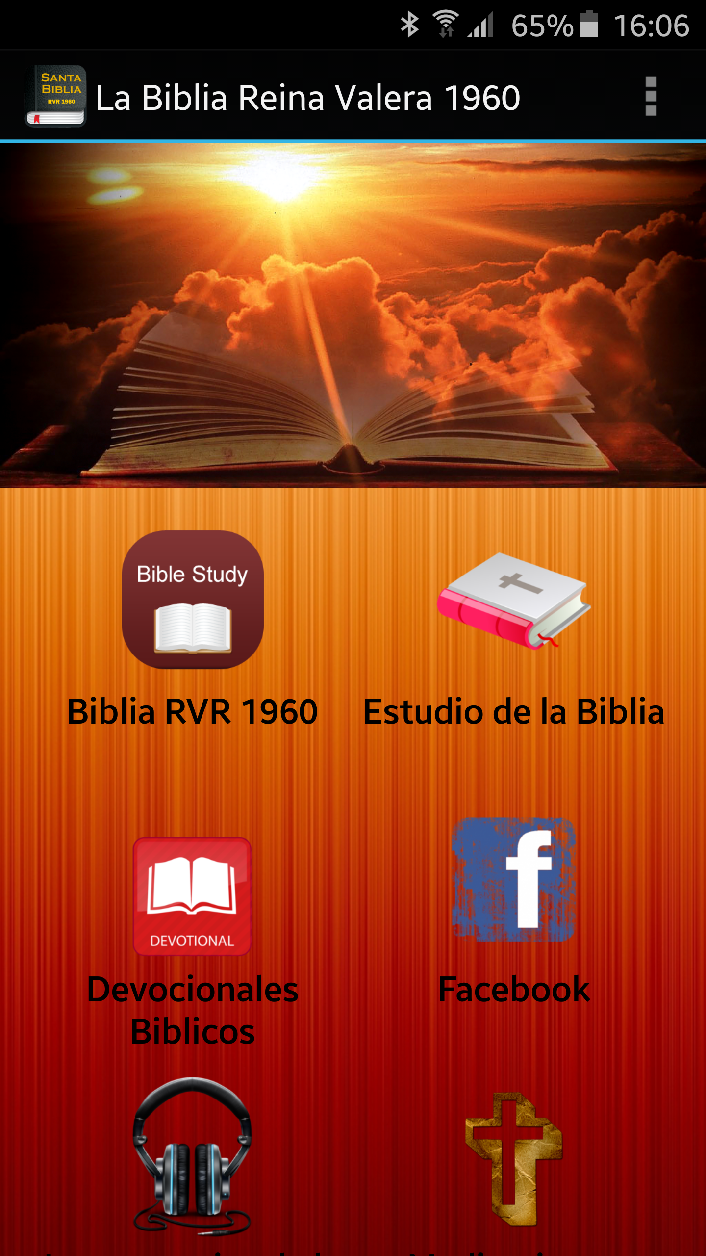 Android application Biblia Reina Valera 1960 screenshort