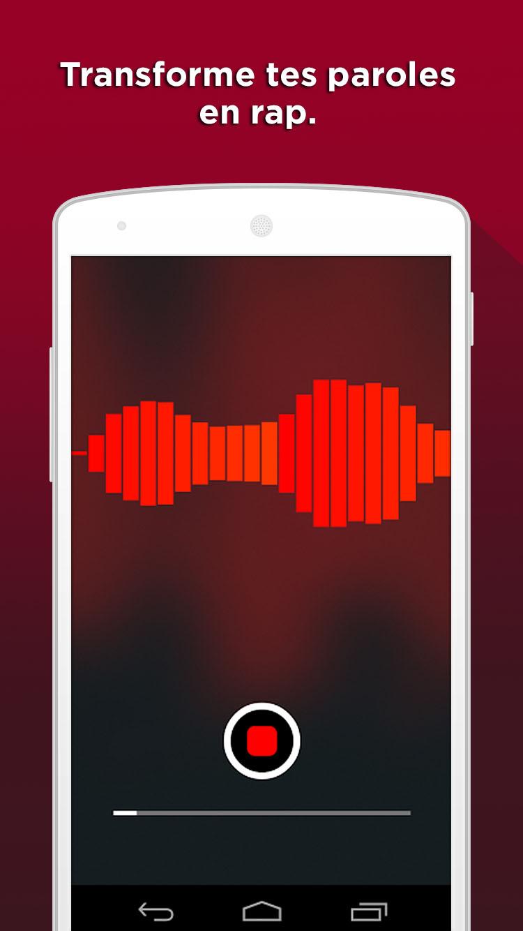 Android application AutoRap by Smule: Record rap over beats w/vocal FX screenshort