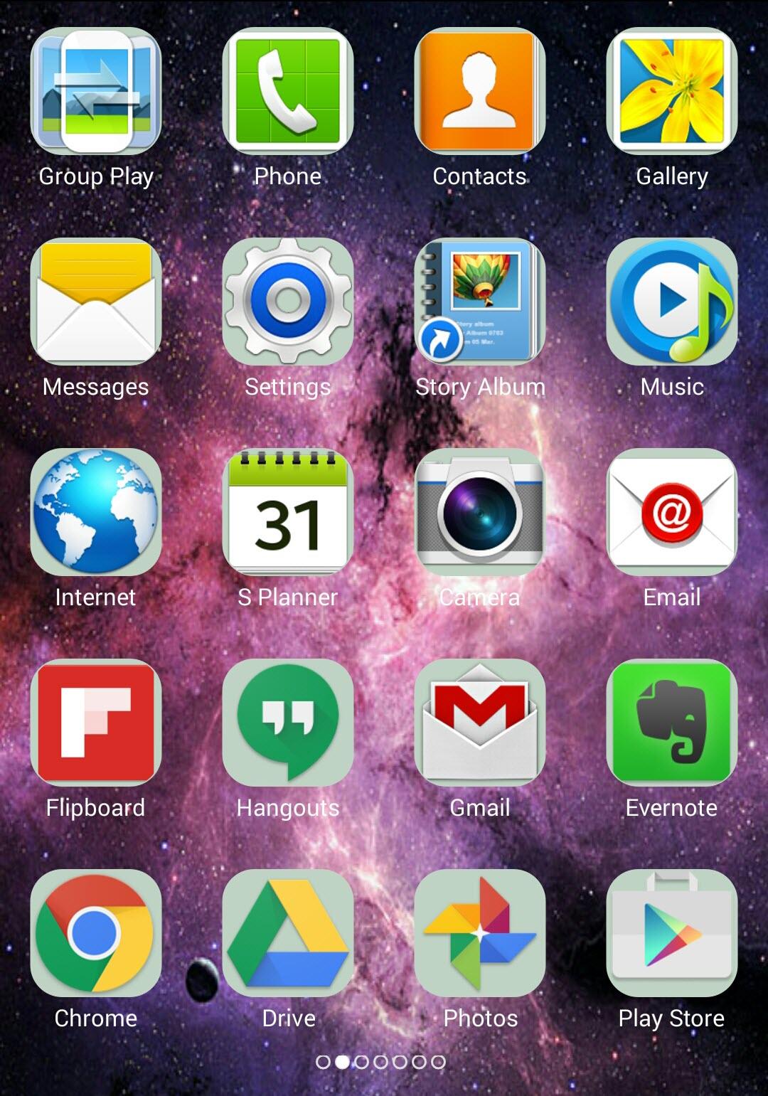 Android application Snap Launcher screenshort