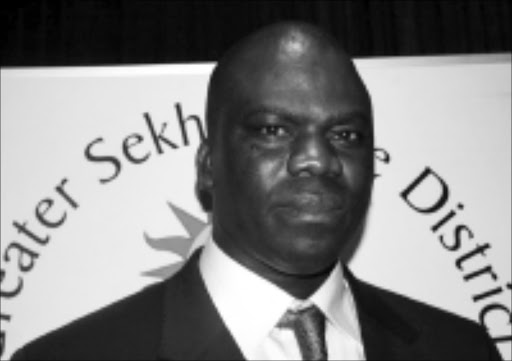 AT THE HELM: David Mohabe has been appointed executive mayor of the Sekhukhune district municipality. 10/03/09. © Sowetan.