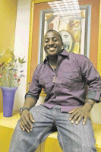AND THE WINNER IS: Nigerian Kegvin is happy Big Brother Revolution fans voted for him. Pic. Mohau Mofokeng. 07/12/2009. © Sowetan.