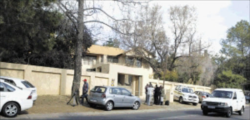 The house on Club Avenue, Waterkloof Heights, where two alleged drug manufacturers were arrested yesterday Picture: PEGGY NKOMO