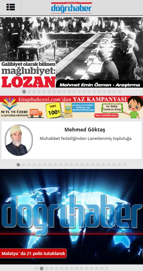 Android application Doğruhaber Gazetesi Mobil screenshort