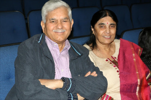 Jayant Karia with Aruna Karia.