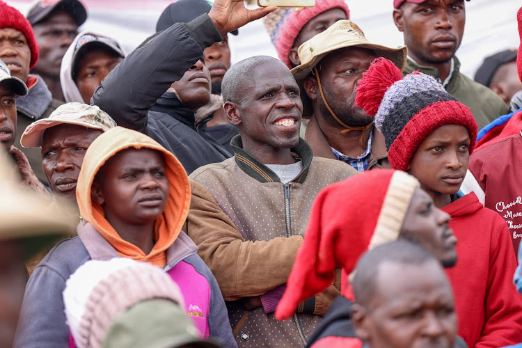 Kuresoi North residents in Nakuru on January 13, 2024
