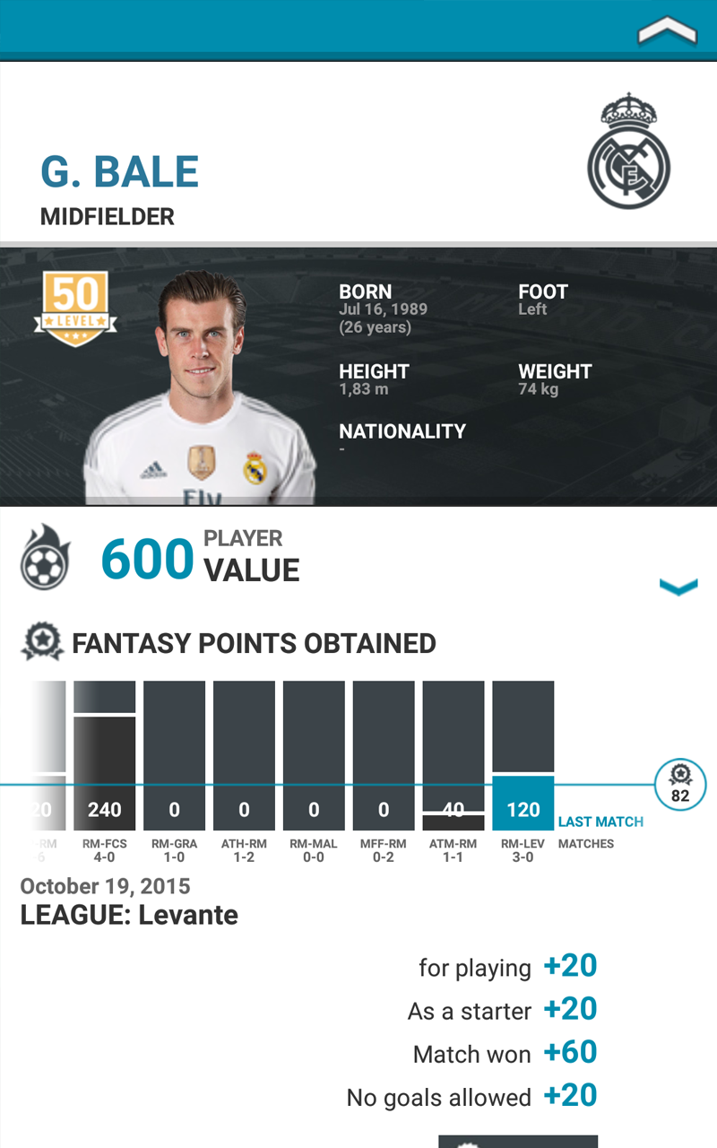 Android application PRO Soccer Cup Fantasy Manager screenshort