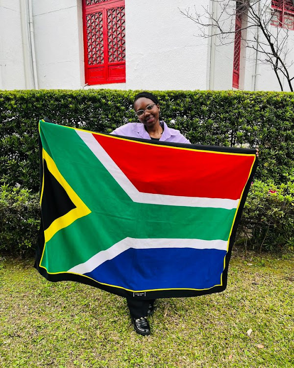 Lethabo Molobi, a Grade 12 learner at Zinniaville Secondary School in the North West who received an award at the 2024 Taiwan International Science Fair.