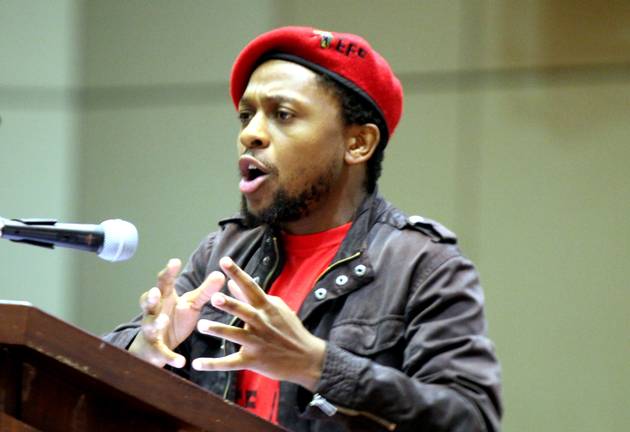 The EFF's Mbuyiseni Ndlozi took a swipe at finance minister Tito Mboweni for his 'swallowing a rock' comments.