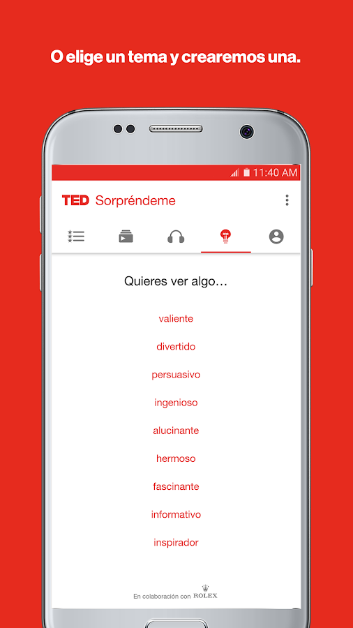 TED lanza su app para Android en Google Play