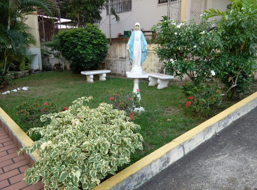 Virgen Maria En Pedestal