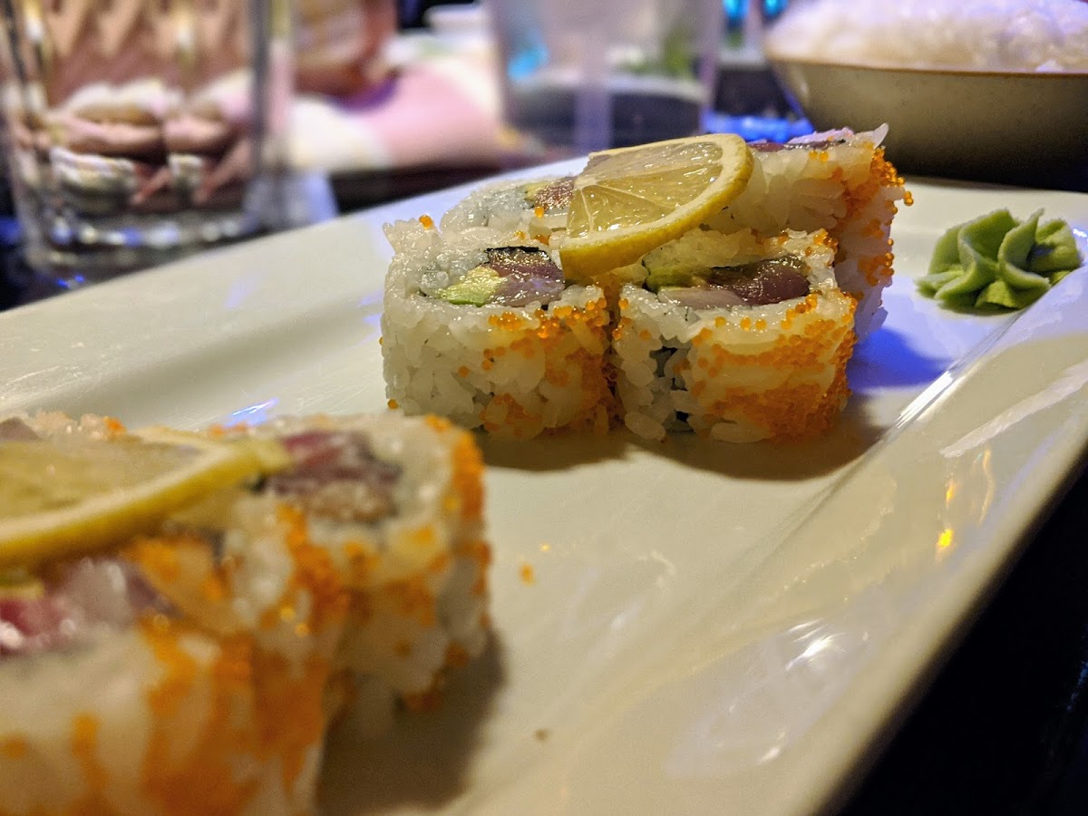 Gluten-Free Sushi at Sushi Garden