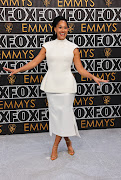 Tracee Ellis Ross attends the 75th Primetime Emmy Awards in Los Angeles. 