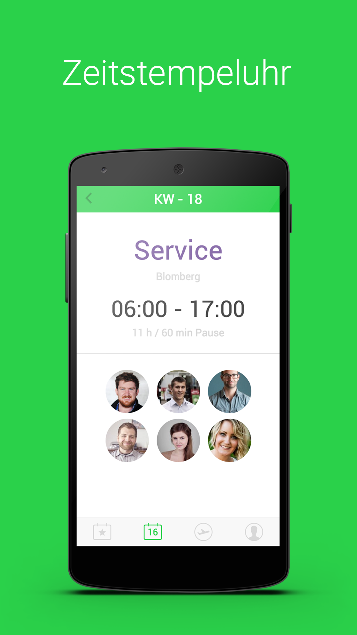 Android application shyftplan -your shift schedule screenshort