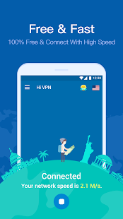 Hi VPN- Free VPN Proxy Server, Hotspot VPN Service Screenshot