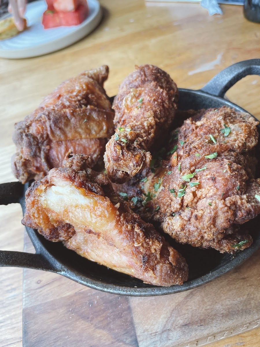 Gluten-Free Fried Chicken at Yardbird Southern Table and Bar