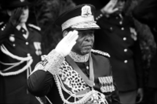 VOICE OF REASON: Zulu monarch Goodwill Zwelithini. 17/02/09. © Unknown.